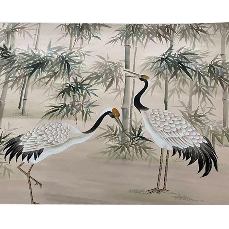 Hand Painted Mural Wallpaper