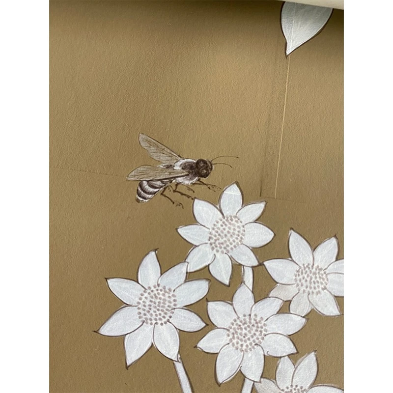 Hand Painted Silk Wallpaper suppliers