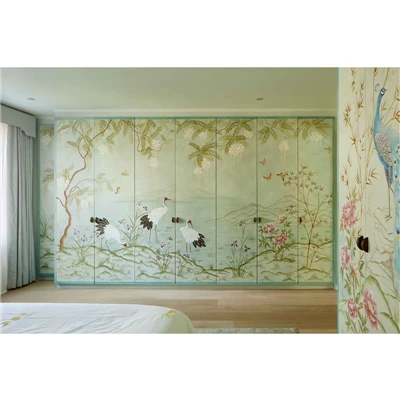 Chinoiserie Hand Painted Wallpaper
