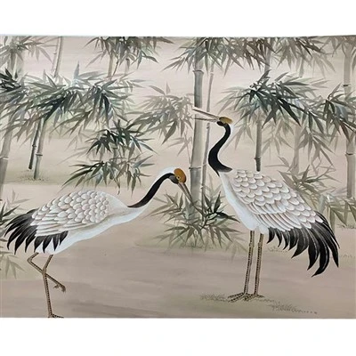 Hand Painted Mural Wallpaper